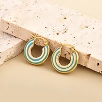 1 Pair Vintage Style Classic Style Geometric Plating 304 Stainless Steel Drop Earrings Earrings Ear Studs sku image 3