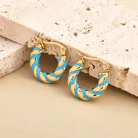 1 Pair Vintage Style Classic Style Geometric Plating 304 Stainless Steel Drop Earrings Earrings Ear Studs sku image 4