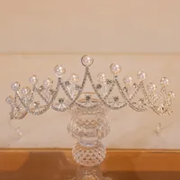 Alloy Princess Romantic Plating Crown Artificial Rhinestones sku image 11