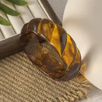 Casual Exaggerated Commute Solid Color Resin Women's Bangle main image 4
