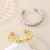 Vacation Simple Style Solid Color 304 Stainless Steel 18K Gold Plated Women's Bangle main image 3