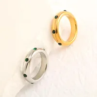 Artistic Commute Solid Color 304 Stainless Steel Women's Rings main image 1