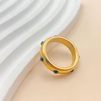 Artistic Commute Solid Color 304 Stainless Steel Women's Rings main image 5