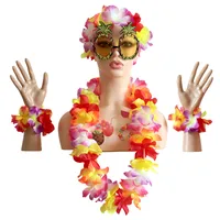Hawaiian Flower Pineapple Cloth Artificial Decorations main image 1