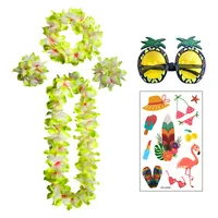 Hawaiian Flower Pineapple Cloth Artificial Decorations main image 2