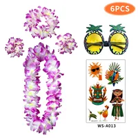 Hawaiian Flower Pineapple Cloth Artificial Decorations sku image 3