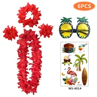Hawaiian Flower Pineapple Cloth Artificial Decorations sku image 4