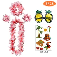 Hawaiian Flower Pineapple Cloth Artificial Decorations sku image 5