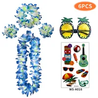 Hawaiian Flower Pineapple Cloth Artificial Decorations sku image 6