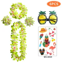 Hawaiian Flower Pineapple Cloth Artificial Decorations sku image 10