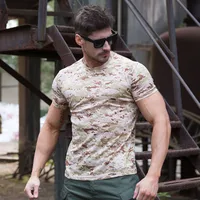 Men's Short Sleeve Men's Quick Dry Casual Sports Camouflage main image 3