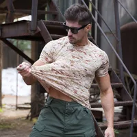 Men's Short Sleeve Men's Quick Dry Casual Sports Camouflage main image 1
