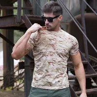 Men's Short Sleeve Men's Quick Dry Casual Sports Camouflage main image 2