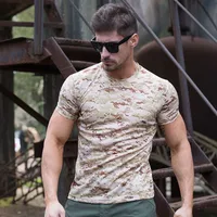 Men's Short Sleeve Men's Quick Dry Casual Sports Camouflage main image 5