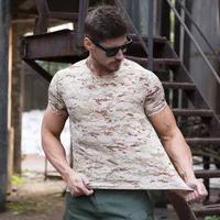 Men's Short Sleeve Men's Quick Dry Casual Sports Camouflage main image 4