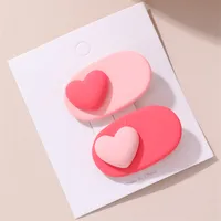 Women's Cute Sweet Simple Style Heart Shape Flower Alloy Plastic Hair Clip main image 9