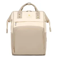 Portable Baby Diaper Bag  Large Capacity Out-of-Home Storage Bag Independent Milk Warehouse Multi-Compartment Mummy Backpack sku image 5