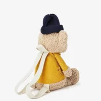 Kid'S Plush Bear Cute Oval Zipper Functional Backpack main image 4