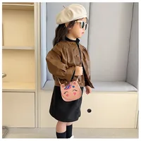 Women's Pu Leather Cute Sewing Thread Oval Magnetic Buckle Crossbody Bag main image 3