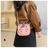 Women's Pu Leather Cute Sewing Thread Oval Magnetic Buckle Crossbody Bag main image 2