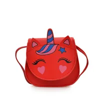 Women's Pu Leather Cute Sewing Thread Oval Magnetic Buckle Crossbody Bag sku image 3