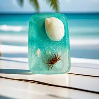 Marine Style Conch Shell Resin Shell Refrigerator Magnet main image 2