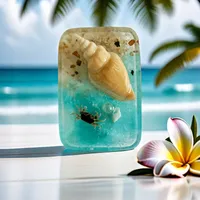 Marine Style Conch Shell Resin Shell Refrigerator Magnet sku image 2