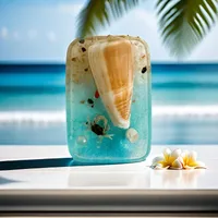 Marine Style Conch Shell Resin Shell Refrigerator Magnet sku image 7