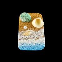 Marine Style Geometric Shell Resin Shell Refrigerator Magnet sku image 2