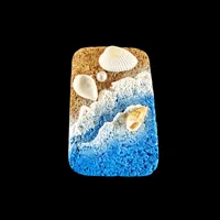 Marine Style Geometric Shell Resin Shell Refrigerator Magnet sku image 4