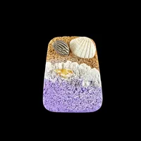 Marine Style Geometric Shell Resin Shell Refrigerator Magnet sku image 5