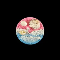 Marine Style Geometric Shell Resin Shell Refrigerator Magnet sku image 10