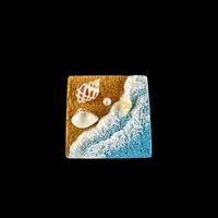 Marine Style Geometric Shell Resin Shell Refrigerator Magnet sku image 19