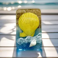 Marine Style Sea Wave Conch Resin Shell Refrigerator Magnet sku image 12