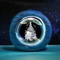 Simple Style Galaxy Dolphin Resin Crystal main image 4
