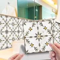 Elegant Classical Printing Geometric PVC Wall Sticker Wall Art main image 2