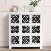 Elegant Classical Printing Geometric PVC Wall Sticker Wall Art main image 4