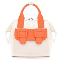 Waterproof Color Block Daily Diaper Backpack main image 2
