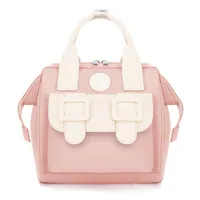 Waterproof Color Block Daily Diaper Backpack sku image 1