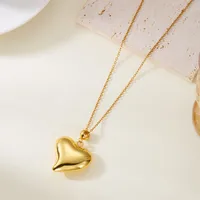 Casual Elegant Modern Style Heart Shape 304 Stainless Steel Women's Pendant Necklace main image 6
