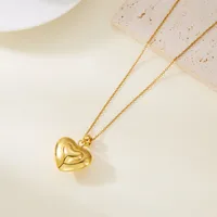 Casual Elegant Modern Style Heart Shape 304 Stainless Steel Women's Pendant Necklace main image 7