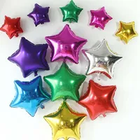 10-inch Star-shaped Heart-shaped Foil Balloons Star Pattern Foil Balloons For Wedding Birthday Decoration Balloon Arrangement main image 4