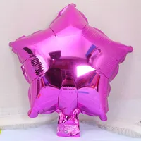 10-inch Star-shaped Heart-shaped Foil Balloons Star Pattern Foil Balloons For Wedding Birthday Decoration Balloon Arrangement sku image 3