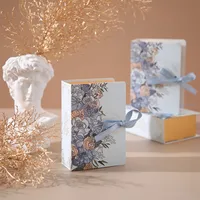 Creative Books Candy Box INS Wind Accompanying Gift Wedding Candy Box Gift Packaging Box Wedding Candy Gift Box sku image 4