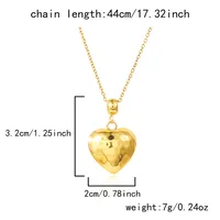 Casual Elegant Modern Style Heart Shape 304 Stainless Steel Women's Pendant Necklace sku image 1