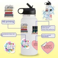 100 Sheets Reading Doodle Stickers For Scrapbooking Notebook Skateboard Water Cup Luggage Decoration main image 1