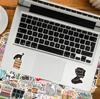 100 Sheets Reading Doodle Stickers For Scrapbooking Notebook Skateboard Water Cup Luggage Decoration main image 2
