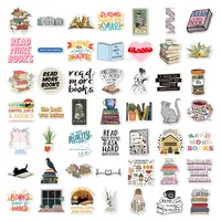 100 Sheets Reading Doodle Stickers For Scrapbooking Notebook Skateboard Water Cup Luggage Decoration main image 3