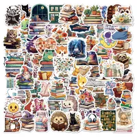100 Sheets Reading Doodle Stickers For Scrapbooking Notebook Skateboard Water Cup Luggage Decoration sku image 1