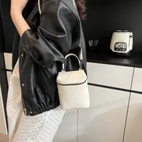 Women's Solid Color PU Sewing Thread Zipper main image 1